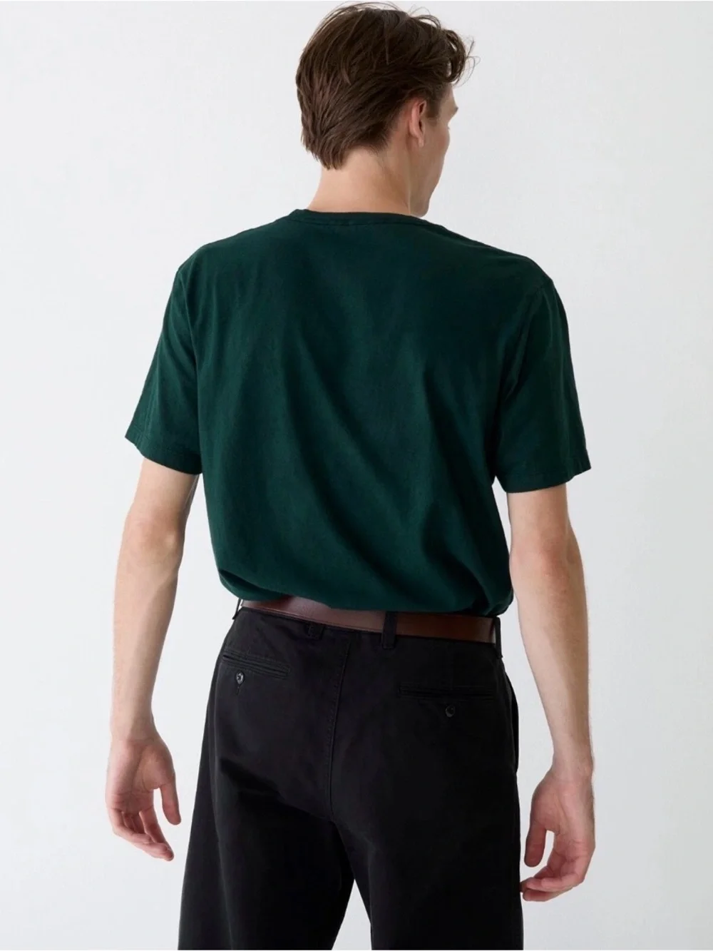 J Crew Mens Dark Green NY Graphic Tee New York Large Retro Vintage vibes